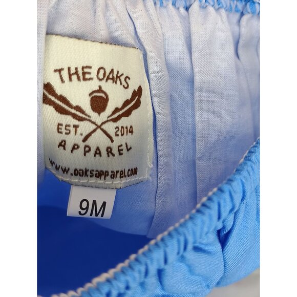 The Oaks Apparel Baby Girl Polka Dot Top & Blue Bloomer Set 9M - Picture 8 of 9